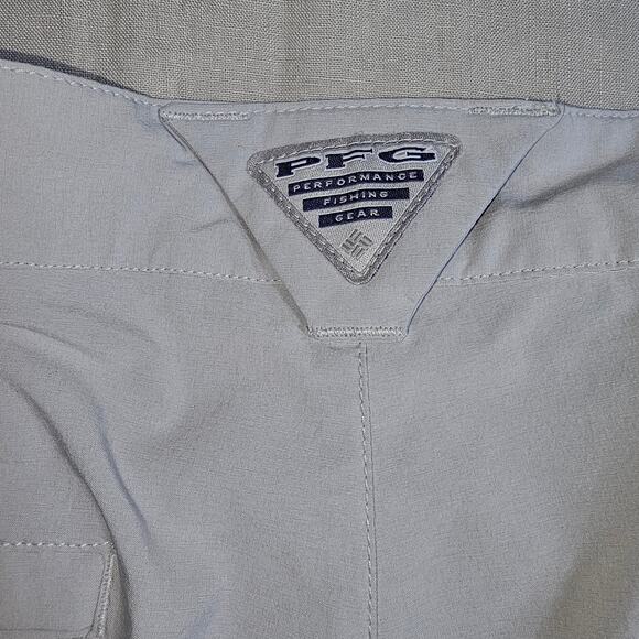 Columbia Mens Gray Lightwieght Convertible Hiking Outdoor Pants 42x30 - Picture 8 of 13